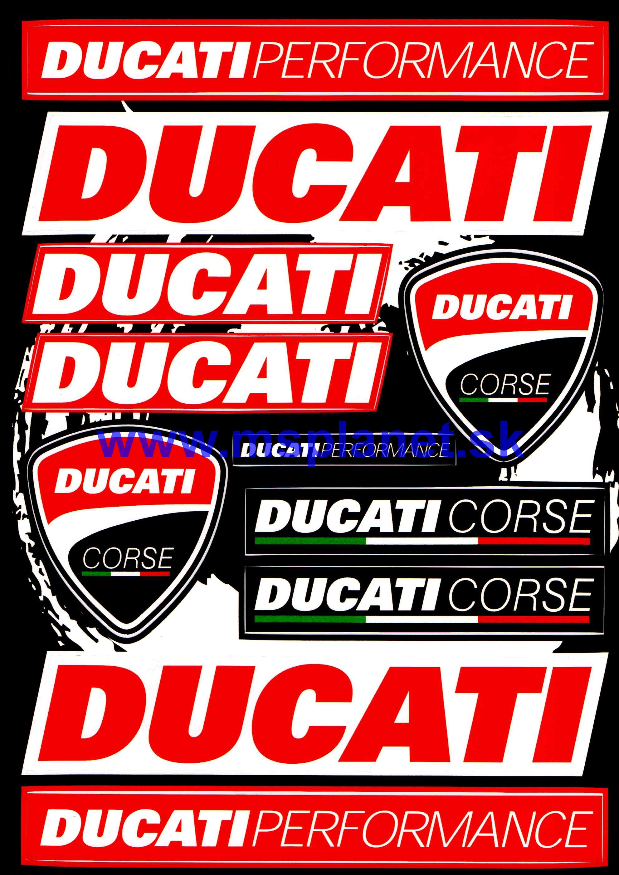 Nálepky moto Ducati 2