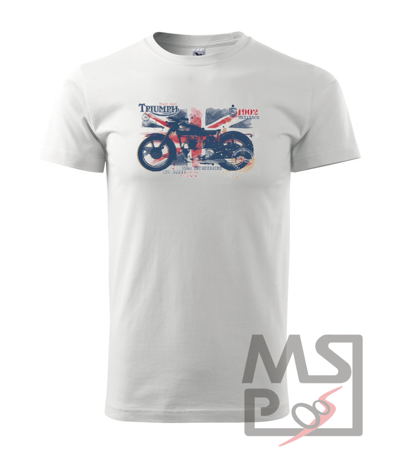 MSP Pánské triko s moto motivem 260 Triumph
