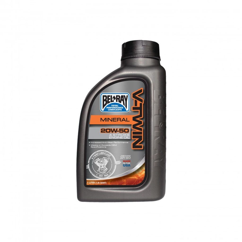 BEL-RAY Motorový olej V-TWIN MINERAL 20W50 955 ml