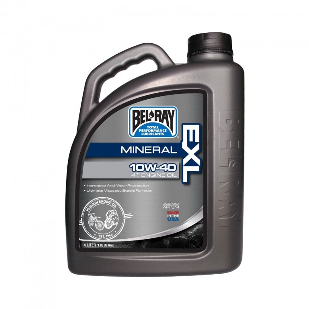 BEL-RAY Motorový olej EXL MINERAL 4T 10W40 4L