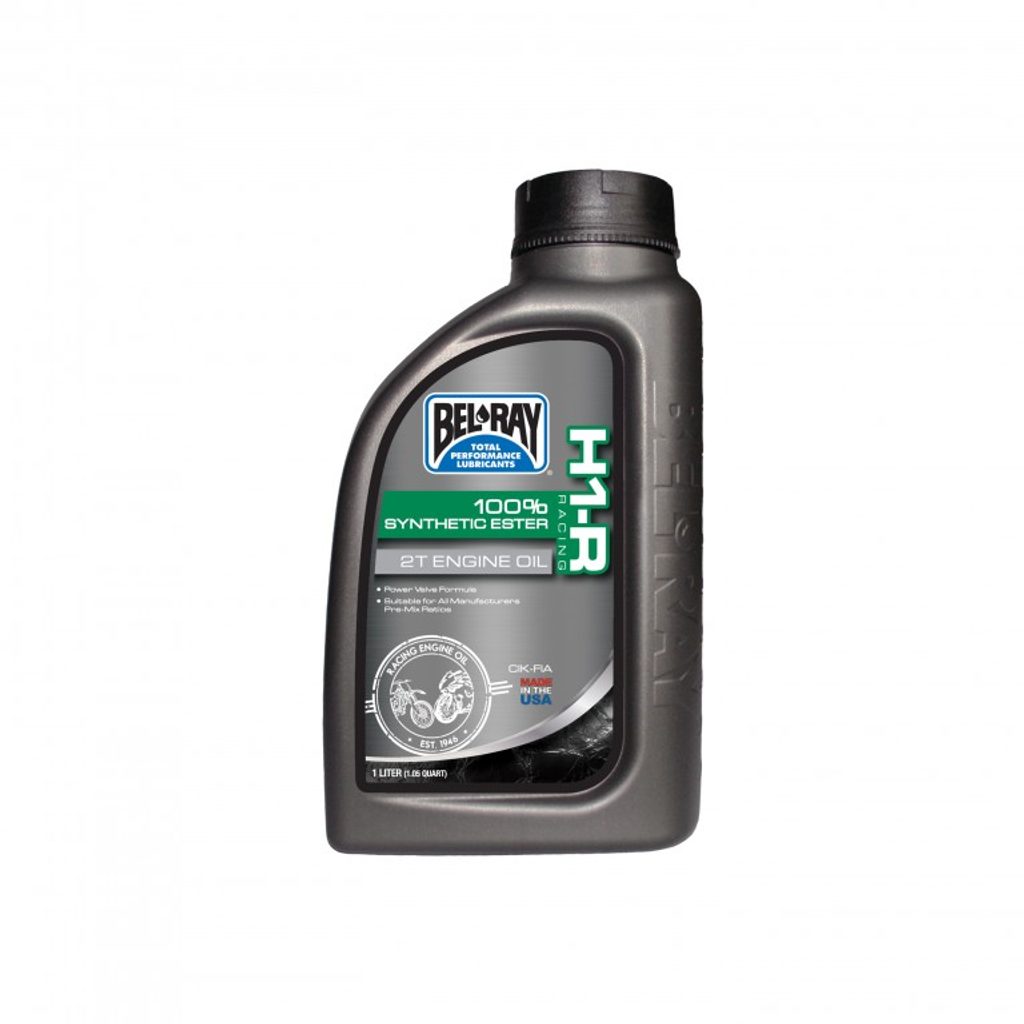 BEL-RAY Motorový olej H1-R RACING 100% SYNTHETIC ESTER 2T 1L