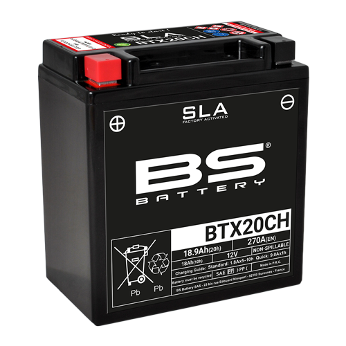 BS-BATTERY V továrně aktivovaný akumulátor BTX20CH (FA) (YTX20CH (FA)) SLA