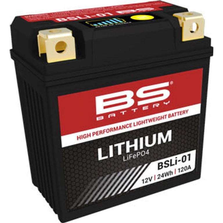 BS-BATTERY BSLI-01 12V 2Ah 140A P+ LiFePO4 lithiová motobaterie