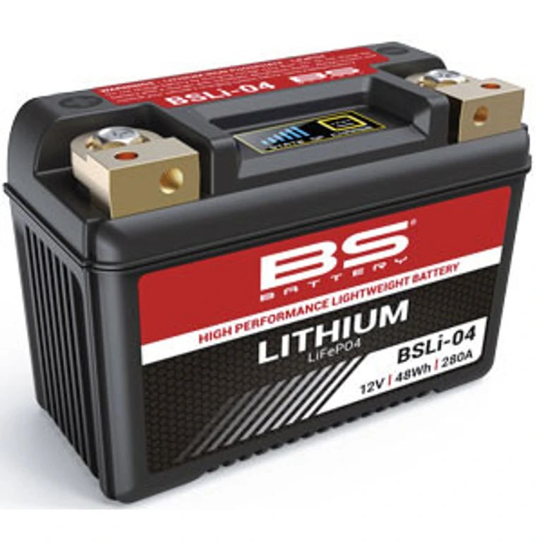 BS-BATTERY BSLI-04/BSLI-06 12V 4Ah 280A L+ LiFePO4 lithiová motobaterie
