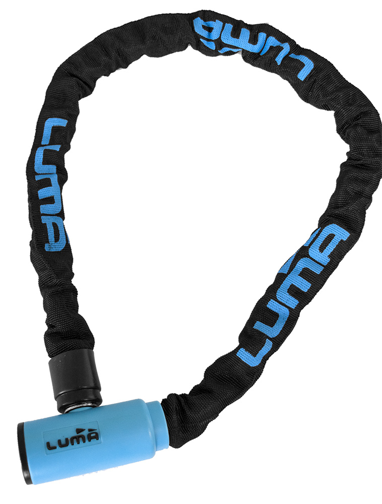 LUMA Řetězový zámek ENDURO 8 120cm modrá