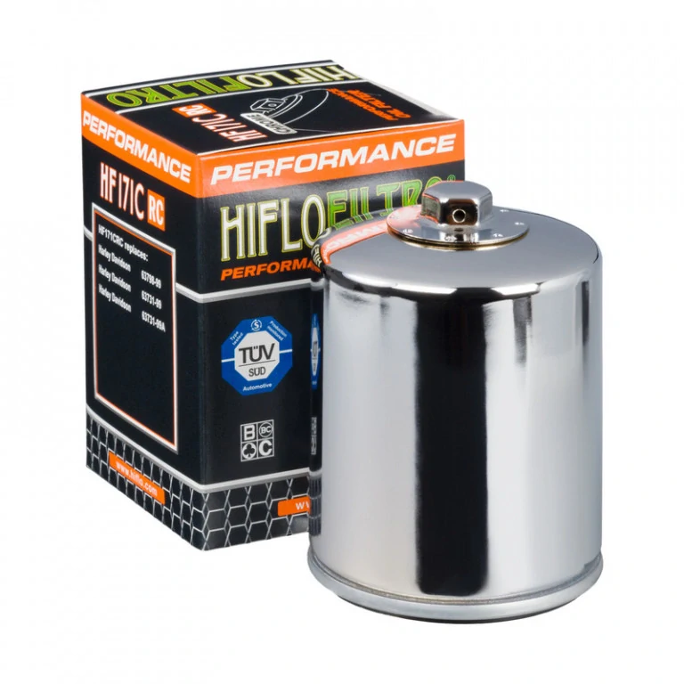 HIFLOFILTRO Olejový filtr HF171CRC Racing chrom