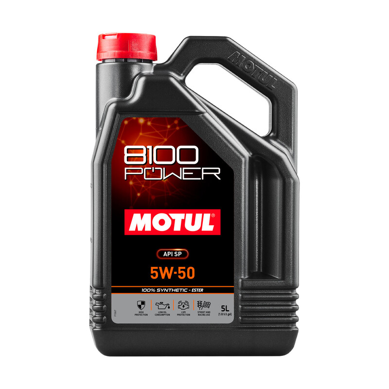 MOTUL Motorový olej 8100 POWER 5W50 5L