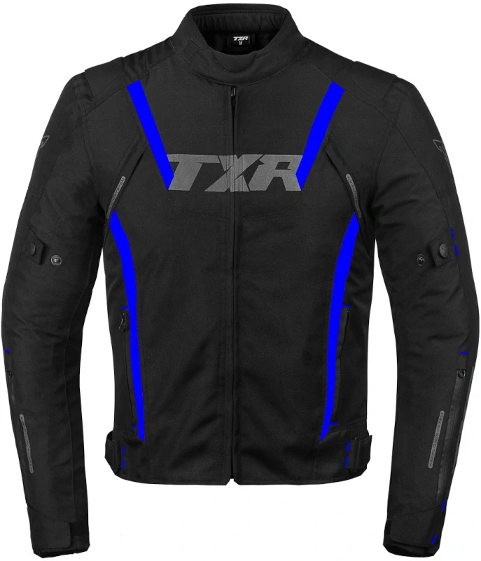 TXR Bunda na motorku Gunner černo-modrá L