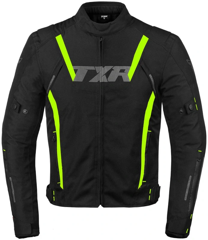 TXR Bunda na motorku Gunner černo-fluo žlutá S