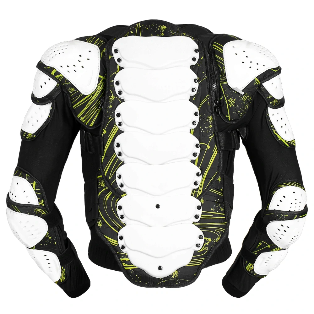 TXR Chránič těla Armor černo-bílo-fluo žlutý M