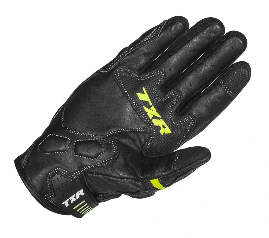 TXR Rukavice na motorku Hyper černo-fluo žluté 3XL