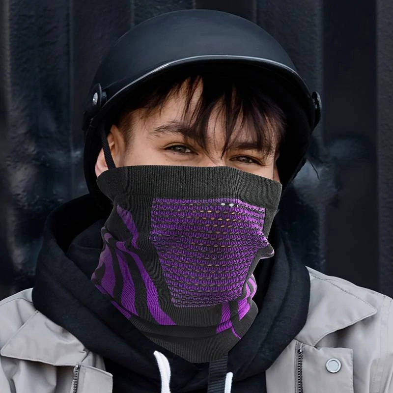 TXR Prodyšný termo nákrčník fialový