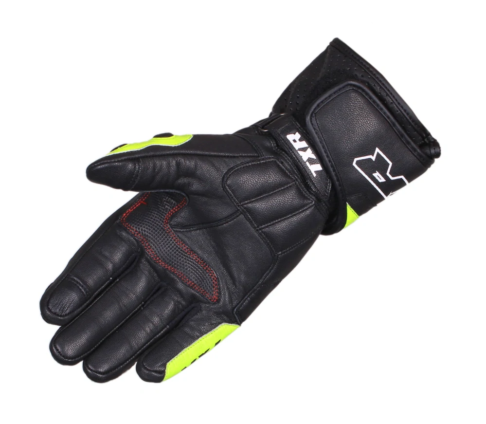TXR Rukavice na motorku Gunner černo-fluo žluté XL