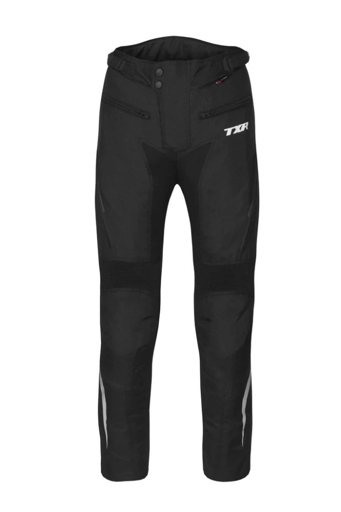 TXR Prodloužené kalhoty na motorku Rival černé 3XL