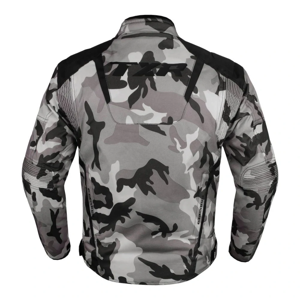TXR Bunda na motorku Gunner Camo šedá XL