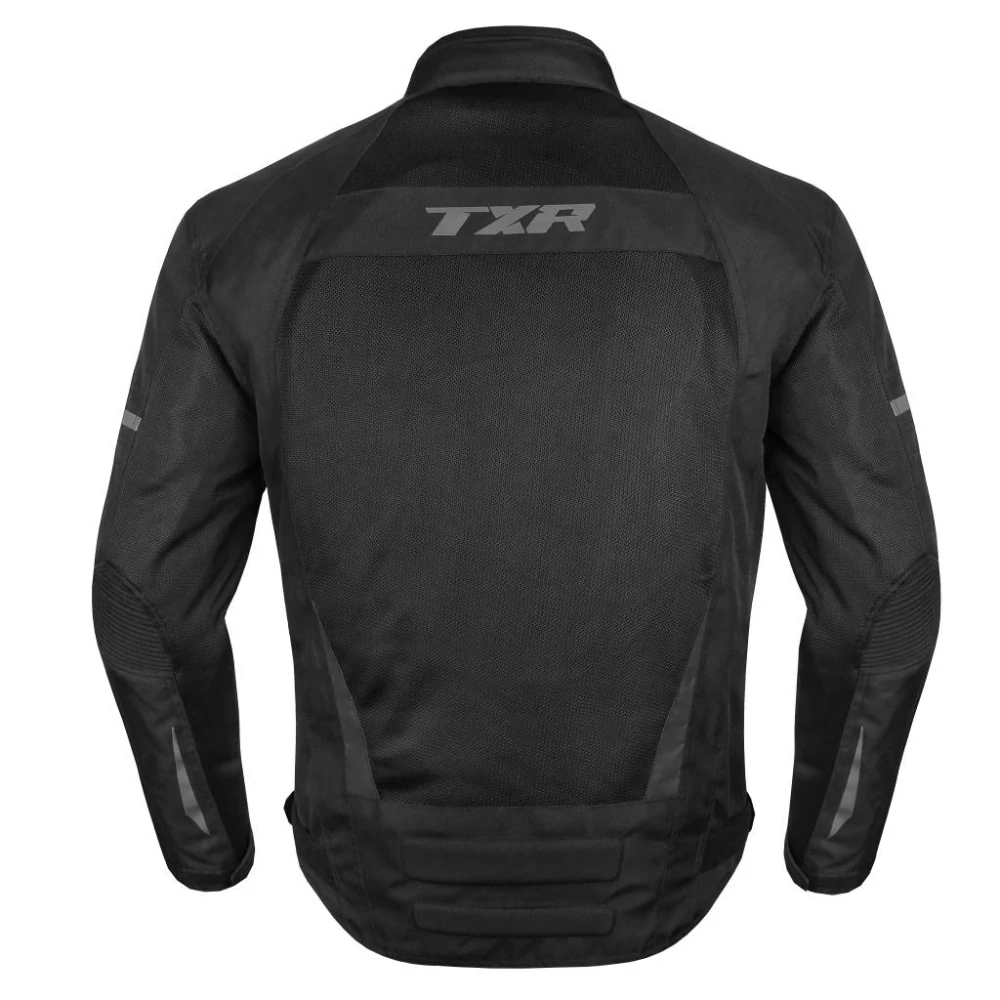 TXR Bunda na motorku Steward černo-šedá XL
