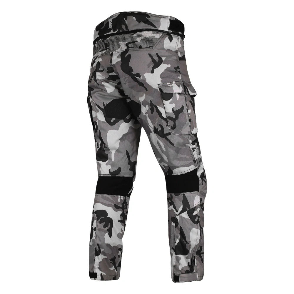 TXR Kalhoty na motorku Cargo 2 Camo šedé XXL