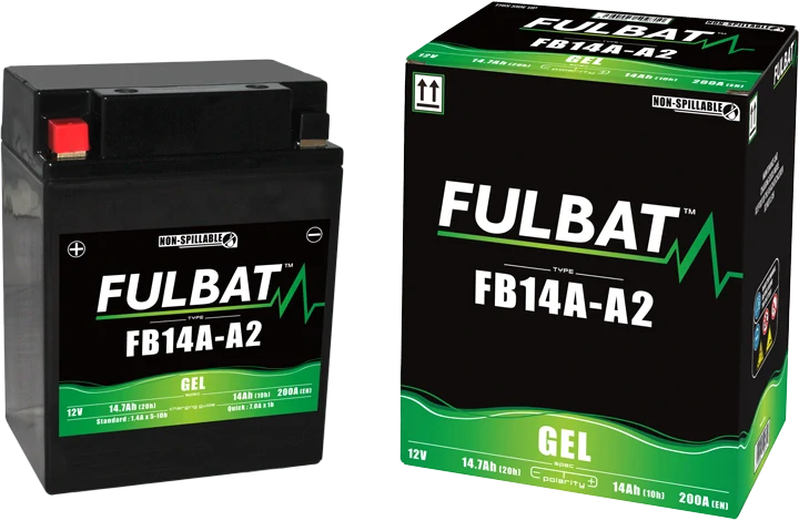 FULBAT FB14A-A2 12V 14Ah 210A 134x89x166mm L+ GEL bezúdržbová motobaterie