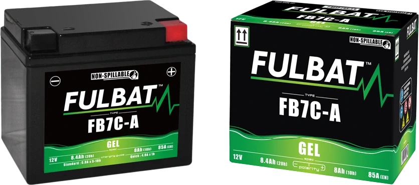 FULBAT FB7C-A 12V 7Ah 85A 129x89x114mm P+ GEL bezúdržbová motobaterie