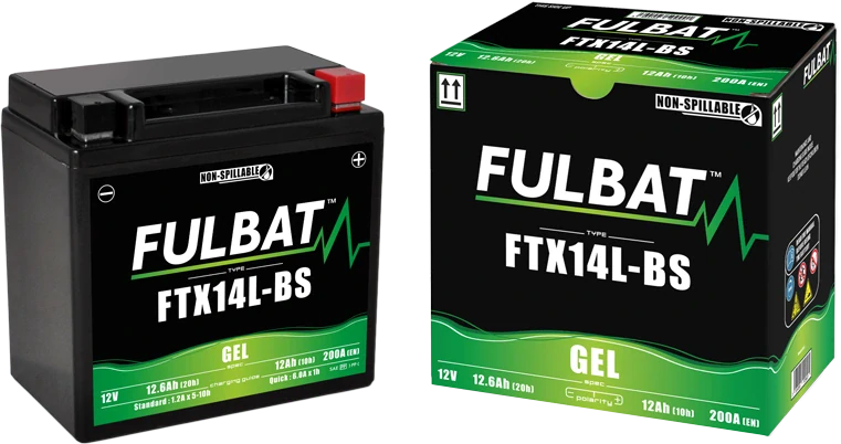 FULBAT FTX14L-BS 12V 12Ah 200A 150x87x145mm P+ GEL bezúdržbová motobaterie