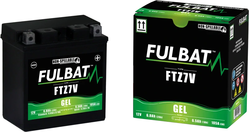 FULBAT FTZ7V 12V 6,5Ah 105A 113x70x105mm P+ GEL bezúdržbová motobaterie