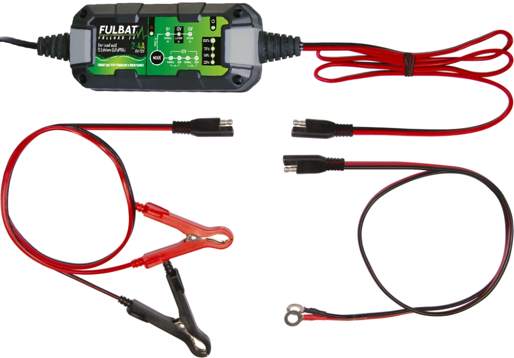 FULBAT Nabíječka akumulátorů FULLOAD F4 2A (vhodná také pro lithiové baterie)