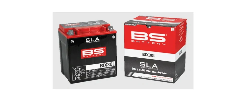 BS-BATTERY BIX30L 12V 30Ah 400A (YIX30L) 166x126x173mm P+ AGM bezúdržbová motobaterie