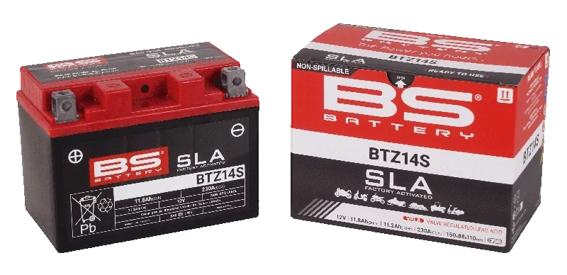BS-BATTERY BTZ14S 12V 11.2Ah 230A (YTZ14S) 150x88x110mm L+ AGM bezúdržbová motobaterie