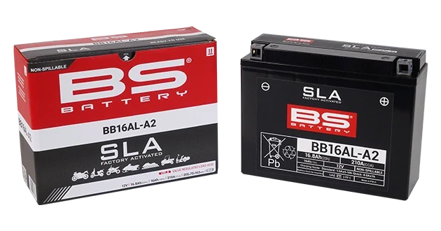 BS-BATTERY BB16AL-A2 12V 16Ah 160A (YB16AL-A2) 205x70x162mm P+ AGM bezúdržbová motobaterie