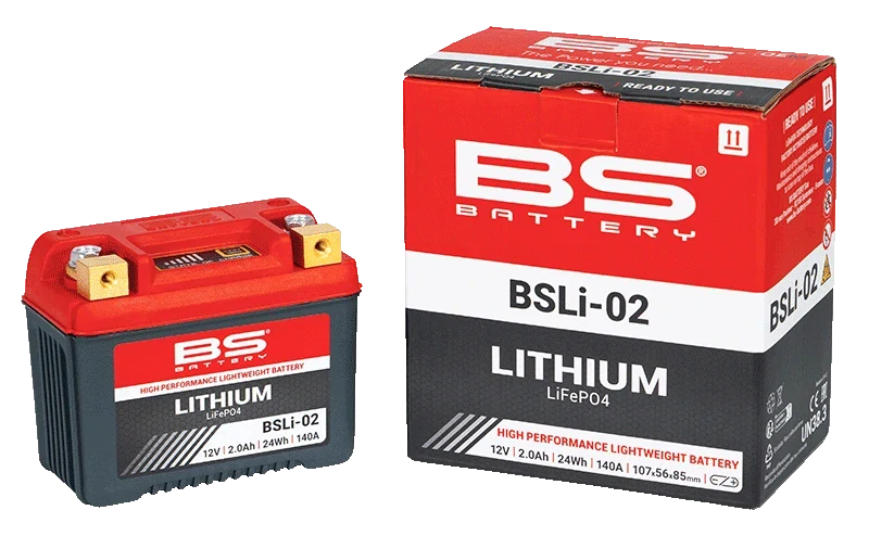 BS-BATTERY BSLI-02 12V 2Ah 140A LiFePO4 lithiová motobaterie