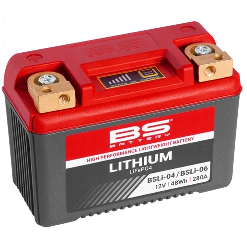 BS-BATTERY BSLI-04/BSLI-06 12V 4Ah 280A L+ LiFePO4 lithiová motobaterie