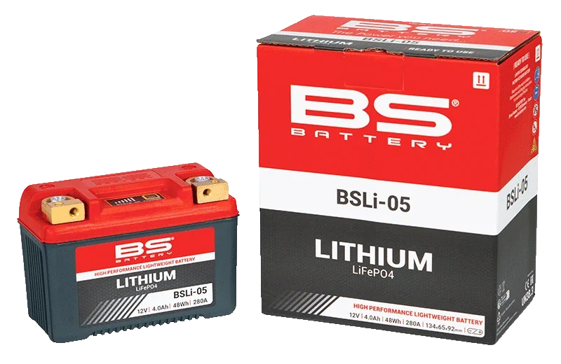 BS-BATTERY BSLI-05 12V 4Ah 280A P+ LiFePO4 lithiová motobaterie