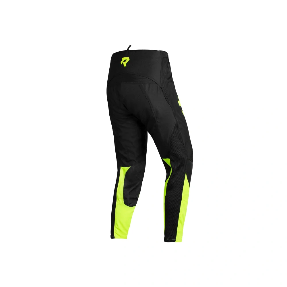 TXR Dětské motokrosové kalhoty Pulse černo-fluo žluté 8-9