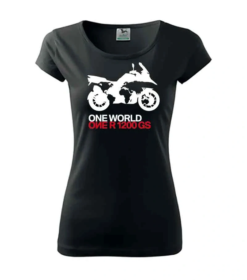 Dámské triko s motivem BMW One World - ONE R1200GS