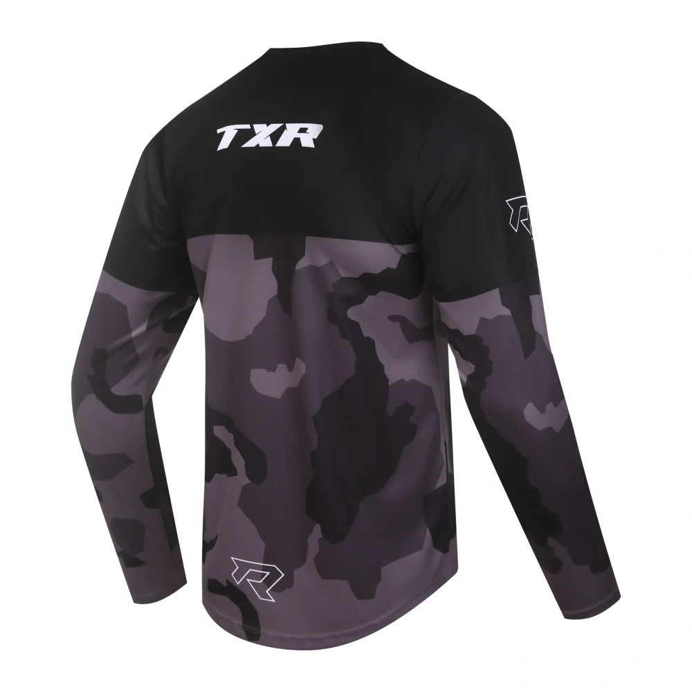 TXR Motokrosový dres Camo šedý L