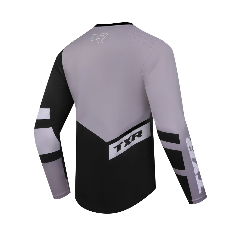 TXR Motokrosový dres Vortex černo-šedý M