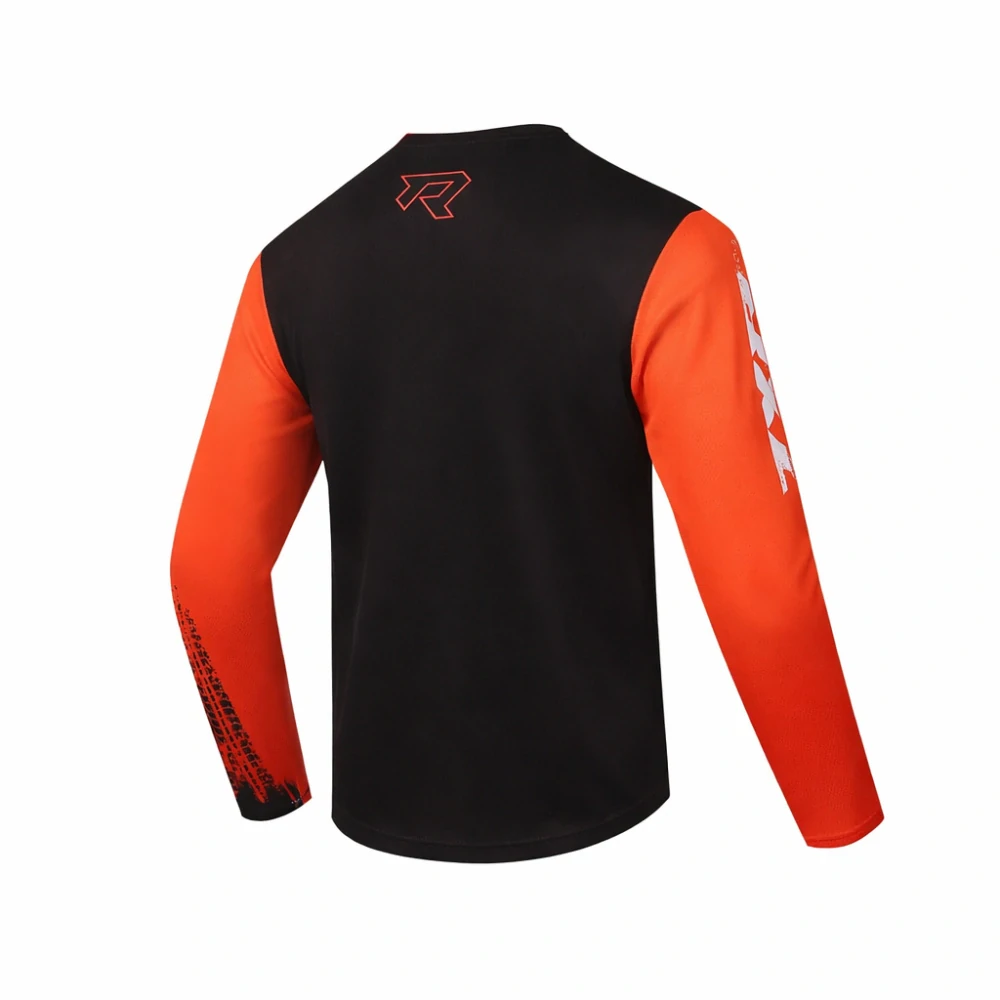 TXR Dětský motokrosový dres Pulse černo-oranžový M