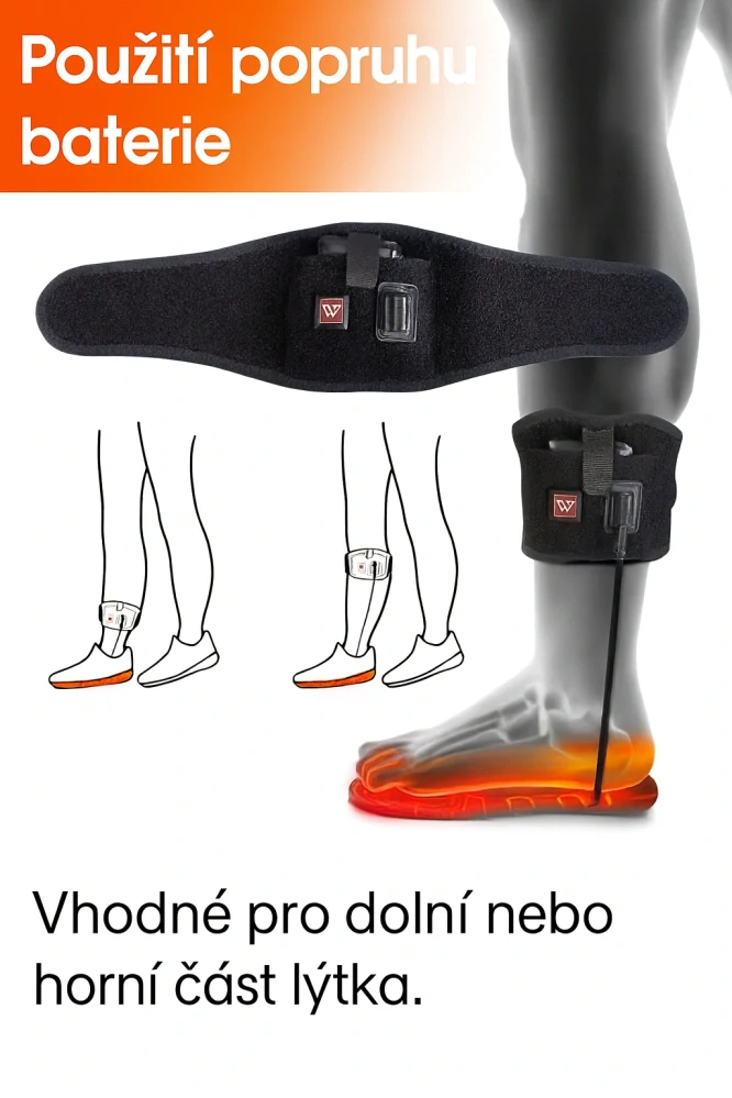 TXR Vyhřívané vložky do bot TXR S