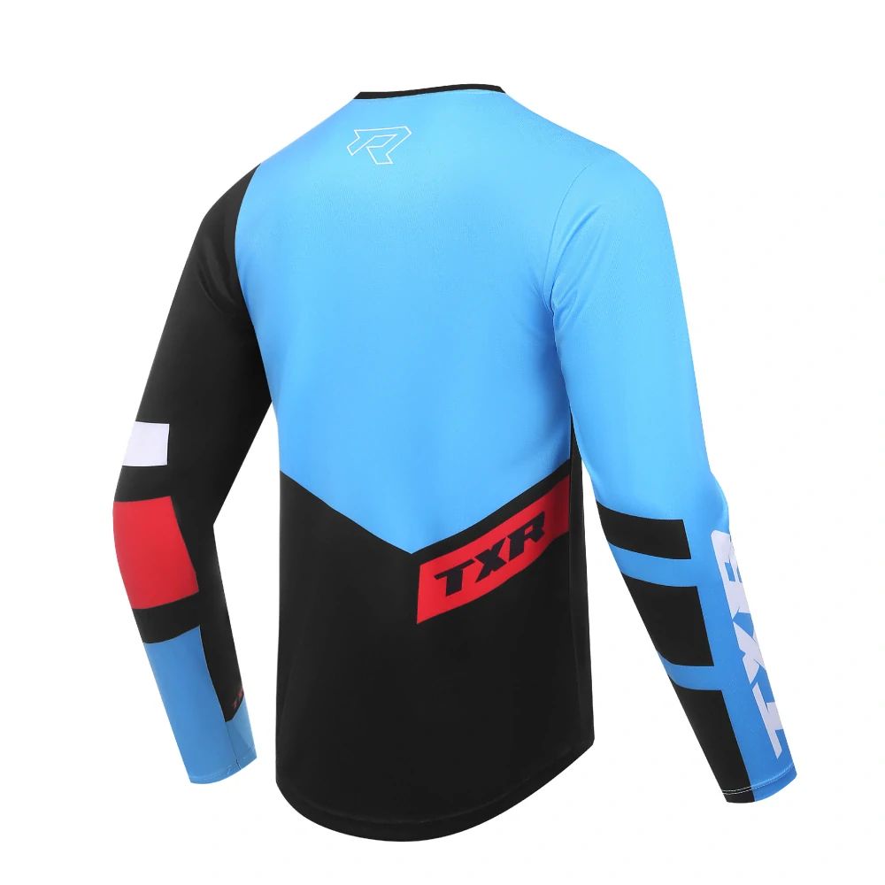 TXR Motokrosový dres Vortex černo-modrý 3XL