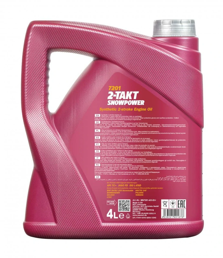 MANNOL Motorový olej 7201 2-Takt Snowpower - 4L