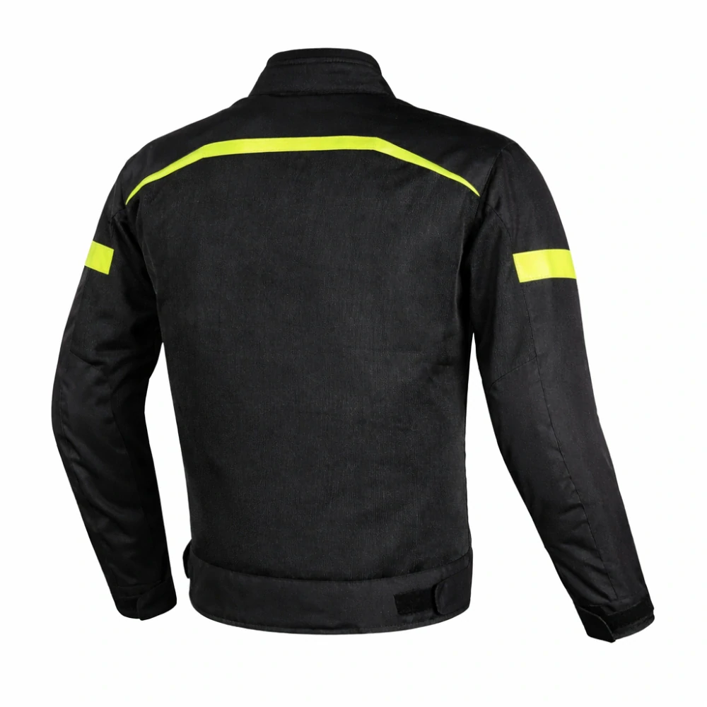TXR Bunda na motorku Breeze černo-fluo žlutá XL