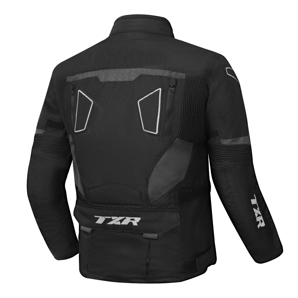 TXR Bunda na motorku Compass černo-šedá M