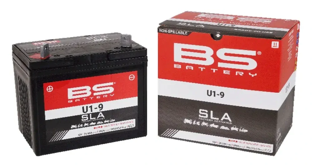 BS-BATTERY U1-9 12V 28Ah 300A (12N24-4A) 195x125x176mm L+ AGM bezúdržbová motobaterie