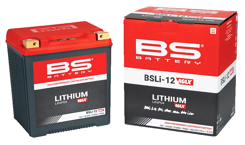 BS-BATTERY BSLI-12 MAX 12V 18Ah 900A P+ LiFePO4 lithiová motobaterie