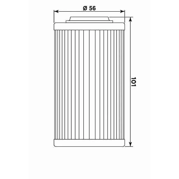 MIW Olejový filtr BU10004 (alt. HF564)
