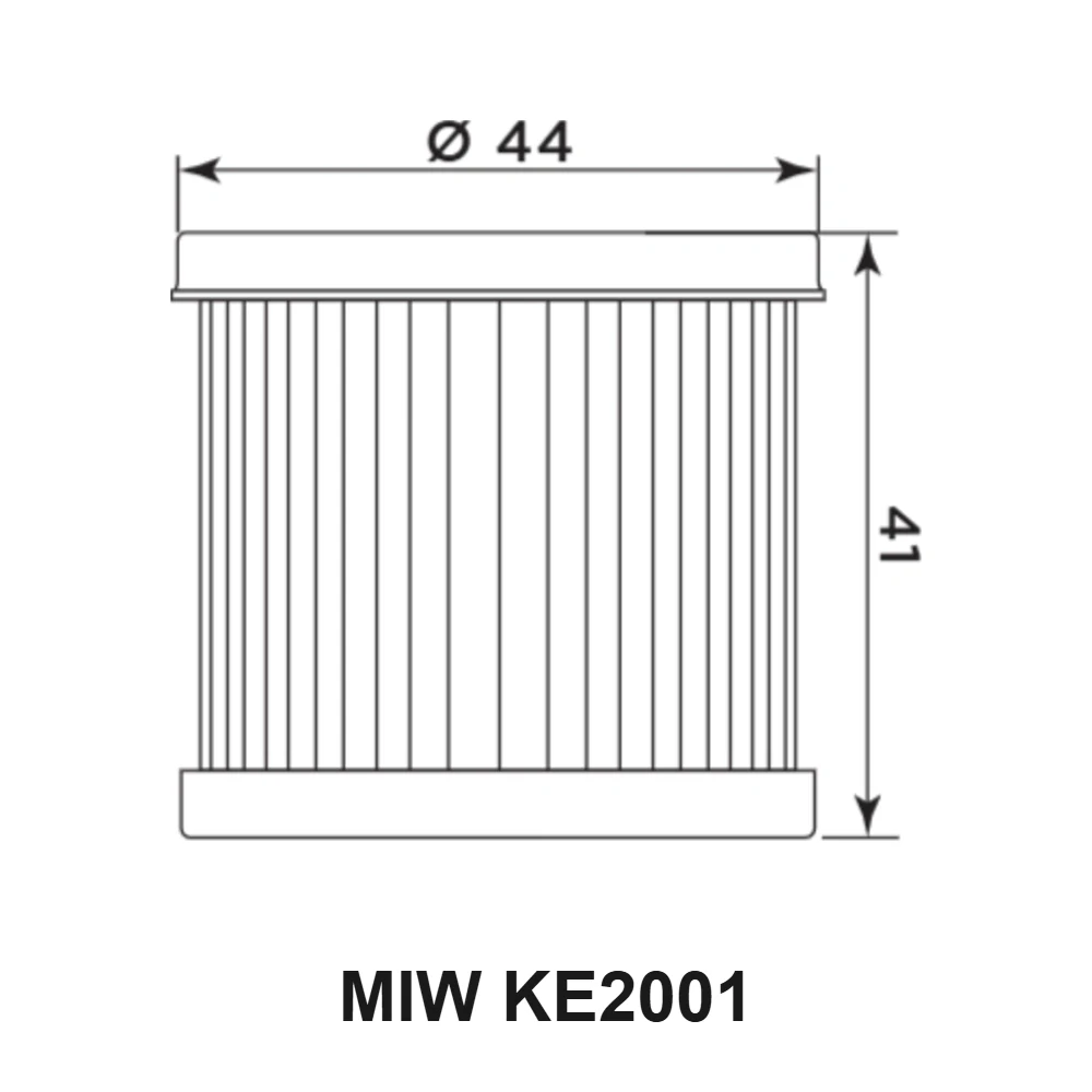 MIW Olejový filtr KE2001