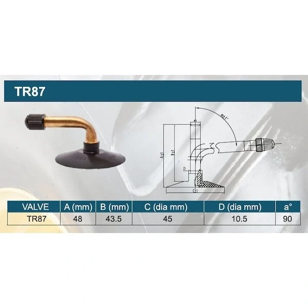 MASTERTUBE Motocyklová duše CROSS 3.00/3.25-12 (90/90-12) ventil TR87, tloušťka 2,5 mm