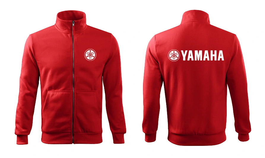 Mikina na zip s motivem Yamaha