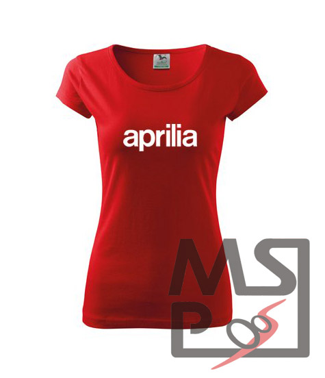 Dámské triko s motivem Aprilia