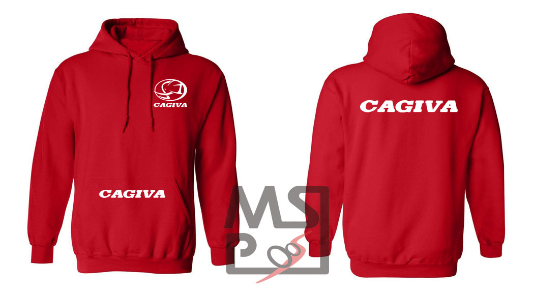 Mikina s motivem Cagiva 04